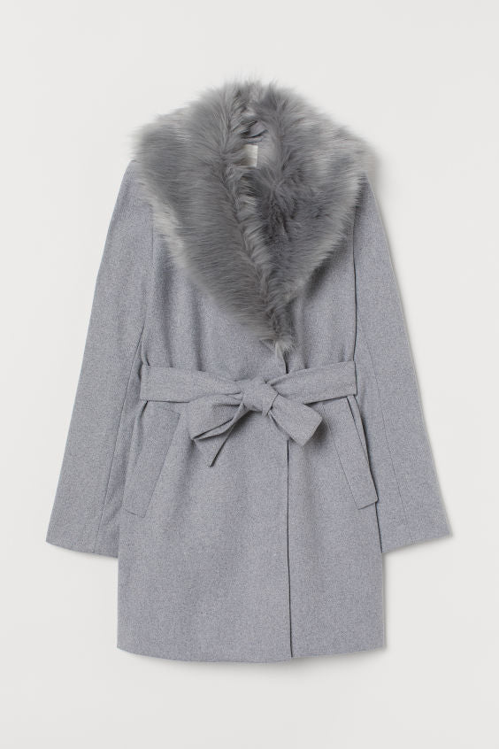 Fur Trim Coat