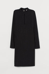 Open Slit Knit Dress