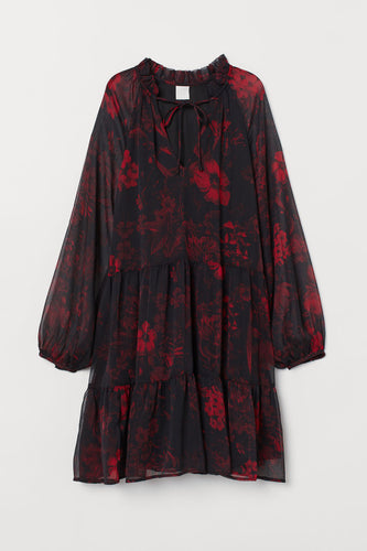Floral Chiffon Dress