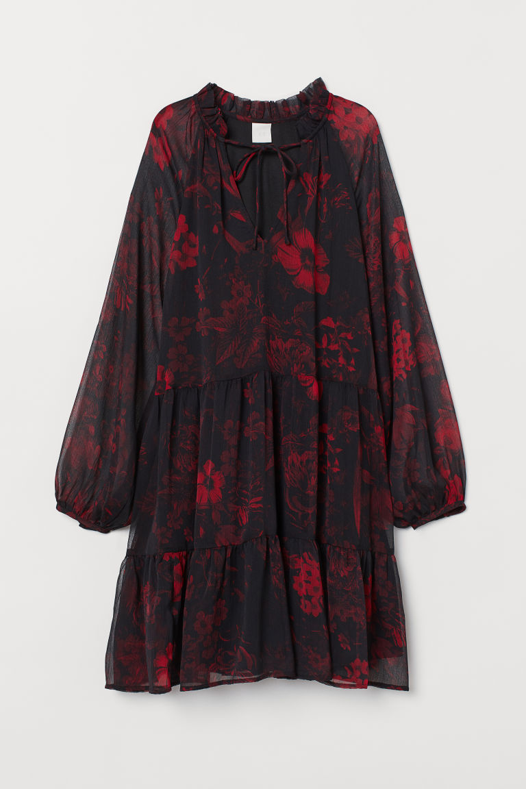 Floral Chiffon Dress