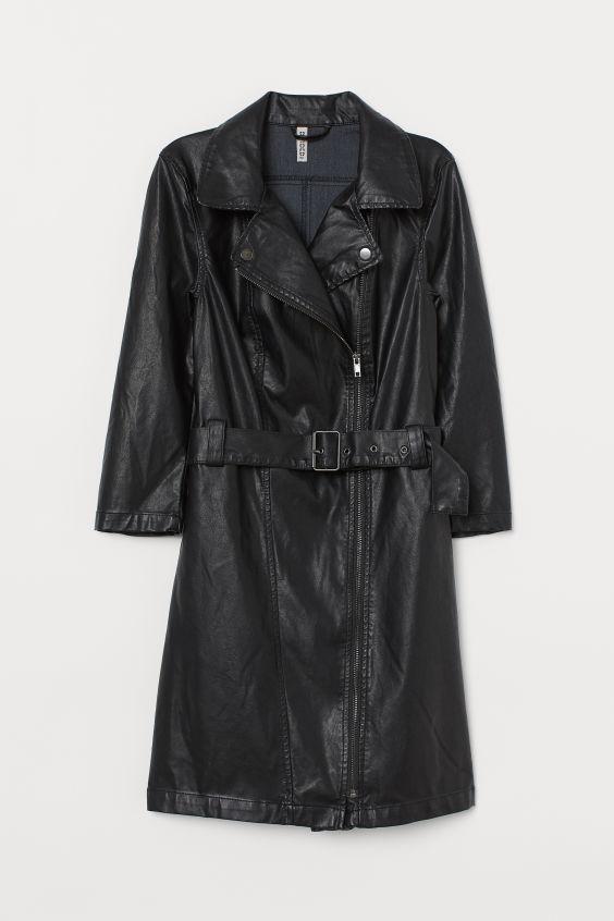 Belted Biker Dress